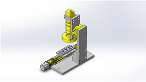 SolidWorks机械宽度换装机构设备模型