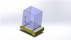 SolidWorks机械模型横移台车组件3D模型