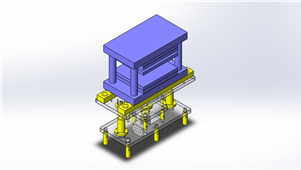 SolidWorks机械设计直线运动机构三维模型