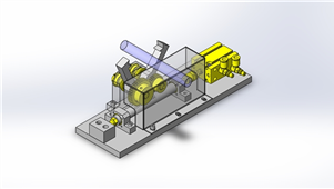 SolidWorks3D建模机械手设备模型