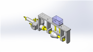 SolidWorks机械模型偏心锥形凸轮三维模型