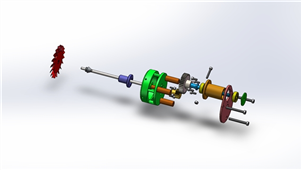SolidWorks机械减速齿轮传动机械模型