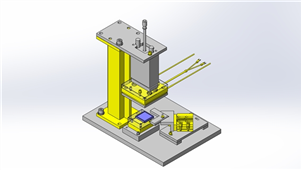 SolidWorks机械熔敷机构机械三维模型
