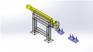 SolidWorks机械工件传送机械设备模型