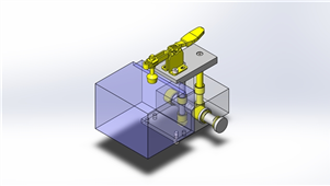 SolidWorks机械工件高度设备模型