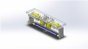 SolidWorks机械工件设备固定机构三维模型
