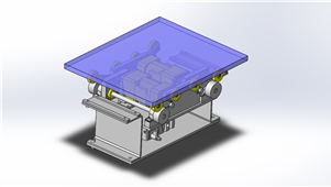 SolidWorks机械设备合流装置三维模型图纸