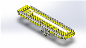 Solidworks机械设备圆皮带输送机机械三维模型