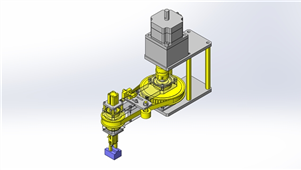 SolidWorks机械工件设备反转移三维模型图纸