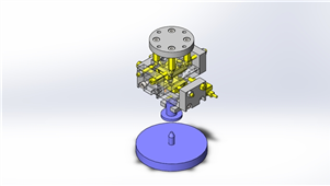 SolidWorks机械设备XY浮动三维模型