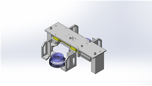 SolidWorks机械设备双重定心机构三维模型