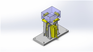 SolidWorks机械设备行程三维模型
