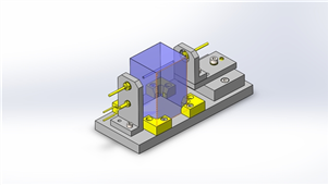 SolidWorks工业设计钢珠角度调整机械模型