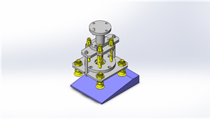 SolidWorks机械设计工件设备浮动机械手三维模型