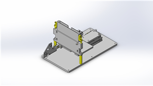 SolidWorks机械工装棒状三维模型