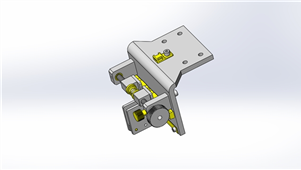 SolidWorks探针间隔机械设备设计模型