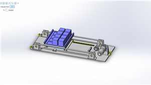 SolidWorks机械工件设备重型横移三维模型