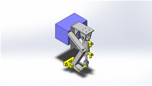 SolidWorks机械工件设备旋转型三维模型