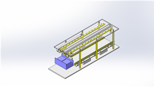 SolidWorks机械设备拉入式输送机三维模型