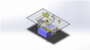 SolidWorks机械设备气缸定心三维模型