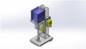 SolidWorks机械设备气缸步进给三维模型