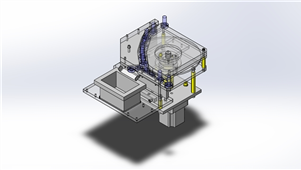 solidworks机械设计托盘回收三维模型