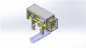 solidworks机械设备异形直径工件三维模型