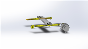 solidworks机械设备滑台直线运动三维模型