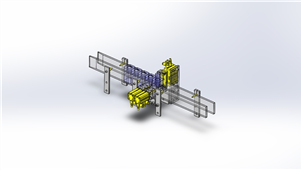 solidworks机械设备皮带输送机三维模型