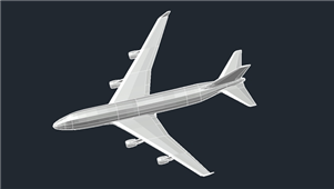 AutoCAD飞机模型图纸PLA0014