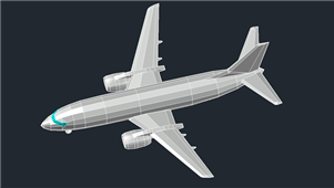 AutoCAD飞机模型图纸PLA0015