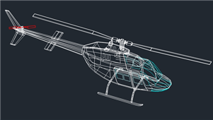 AutoCAD飞机模型图纸PLA0017