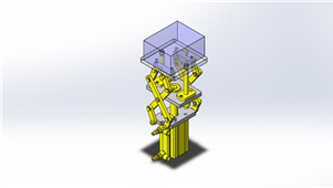 solidworks机械设备缩放仪三维模型