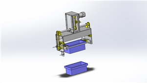solidworks机械设备零件盒转移三维模型
