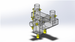 solidworks机械设备气液排气三维模型