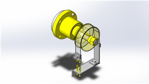 solidworks机械设备卷筒产品三维模型