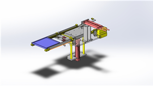 solidworks机械设备移动升降机三维模型