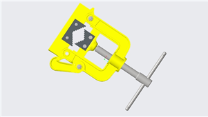 CREO Solidworks UG通用管虎钳管钳3D模型