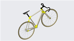 SW Creo UG通用自行车机械设计3D模型