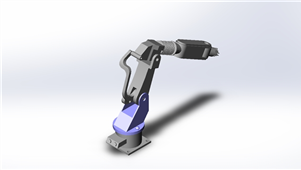 Solidworks机械设备工业机械臂3D模型
