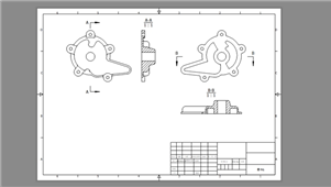 AutoCAD机械零件图纸6