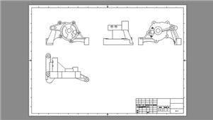 AutoCAD机械零件齿轮图纸7