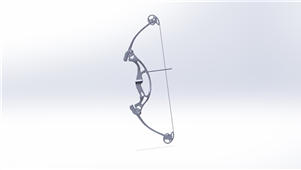 solidworks产品弹弓3D模型