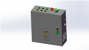 solidworks机械设备电箱三维模型