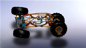 solidworks产品设备攀岩车玩具3D模型