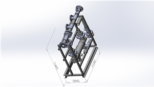 solidworks机械管道过滤器3D模型
