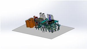 solidworks机械设备糖厂沸腾房三维模型