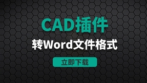 CAD插件-导出为Word格式