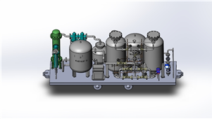 solidworks机械设备矿井防爆-制氮机 三维模型