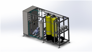 solidworks机械设备海水淡化机三维模型
